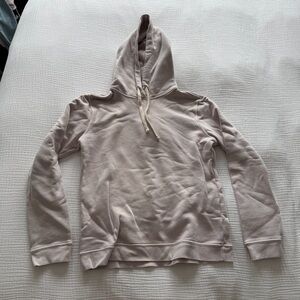 Women's Lightweight Hooded Pullover Sweatshirt - Pale Blush